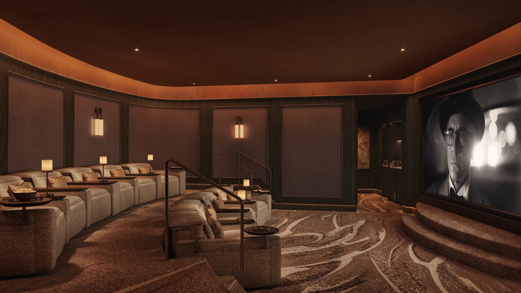 Cinema & Media Lounge — The Ritz-Carlton Residences, Al Maryah Island